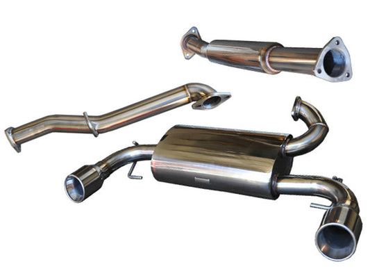 Tsudo 2012+ Scion FRS & Brz rolled Tips Catback Exhaust ver-2