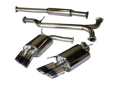 Tsudo Acura 2007-08 TL Type-S Dual SE Burnt Tip Catback Exhaust (20-9210-A)