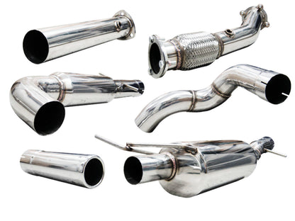 Tsudo 99-05 MK4 Jetta Golf GTI 1.8T 3" Turbo-back Exhaust (20-9332)