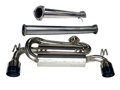 Tsudo 08-16 Lancer EvoX 3" SE Performance Burnt Tip CatBack Exhaust (20-9360-ACB)