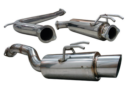 Tsudo 2007-10 K20 Civic Si Sedan 70mm S2 JDM Catback Exhaust v2