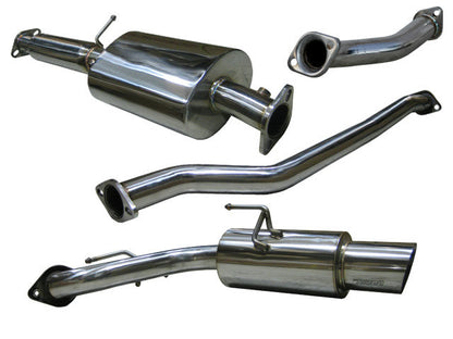 Lancer 08-11 DE ES GTS Tsudo S2 Race cat back exhaust PZEV FED