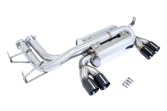 Megan Racing BMW E46 M3 01-05 Black Chrome Roll Tips AxleBack Exhaust