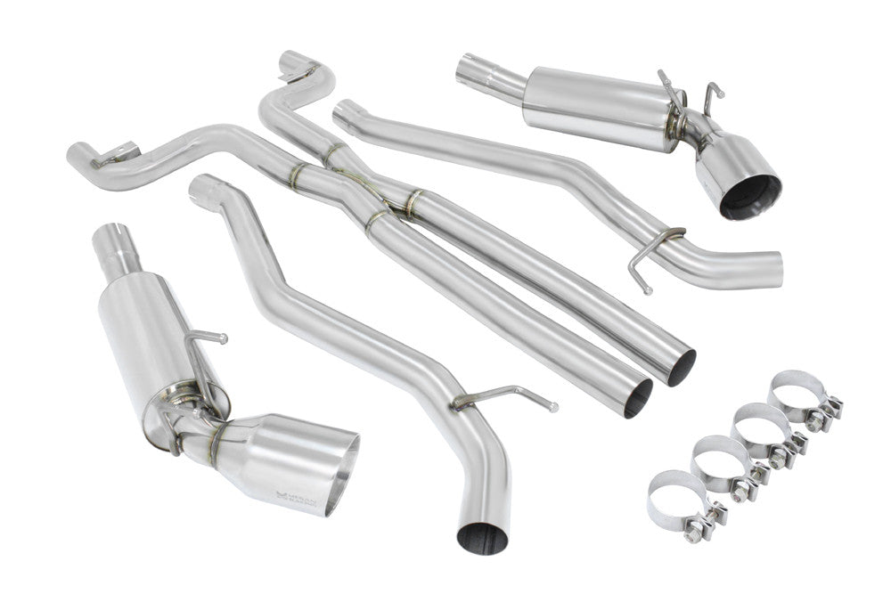 Megan Racing Chevrolet Camaro SS 2010-13 6.2L V8 Stainless Roll Tips (MR-CBS-CCA10-SRT)