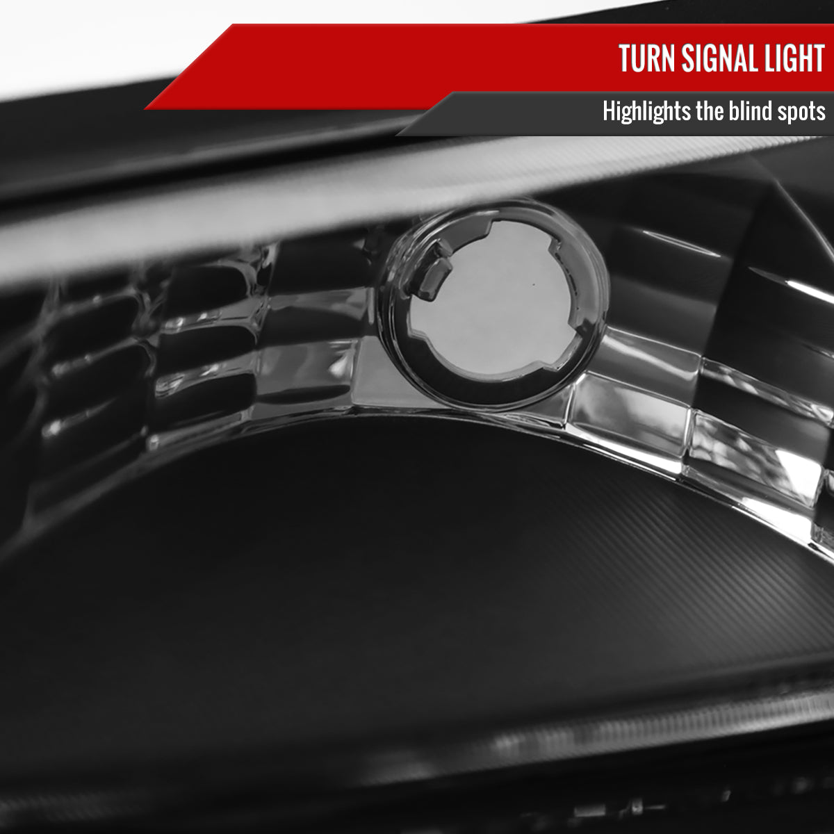 Spec-D 2002-2006 Chevrolet Avalanche 1500/2500 OE Style w/ Bumper Signal Lights Black Headlights