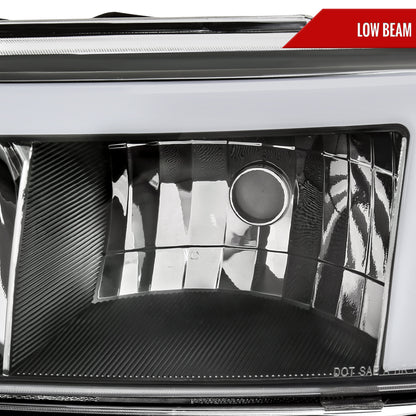 Spec-D 1999-2006 GMC Sierra Denali/2007 Sierra Classic Denali/2000-2006 Yukon/XL Denali OE Style with LED Sequential Turn Signal Bumper Lights Black Headlights