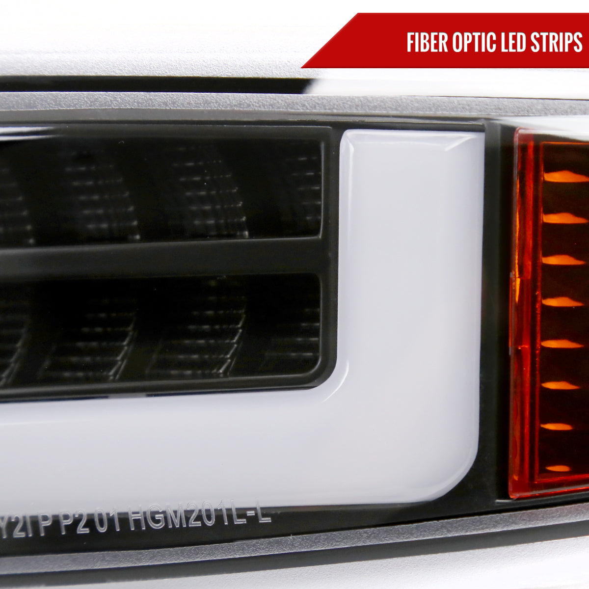 Spec-D 1999-2006 GMC Sierra Denali/2007 Sierra Classic Denali/2000-2006 Yukon/XL Denali OE Style with LED Sequential Turn Signal Bumper Lights Black Headlights