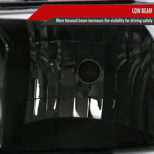 1999-2006 GMC Sierra Yukon XL Denali Spec-D black aftermarket headlights