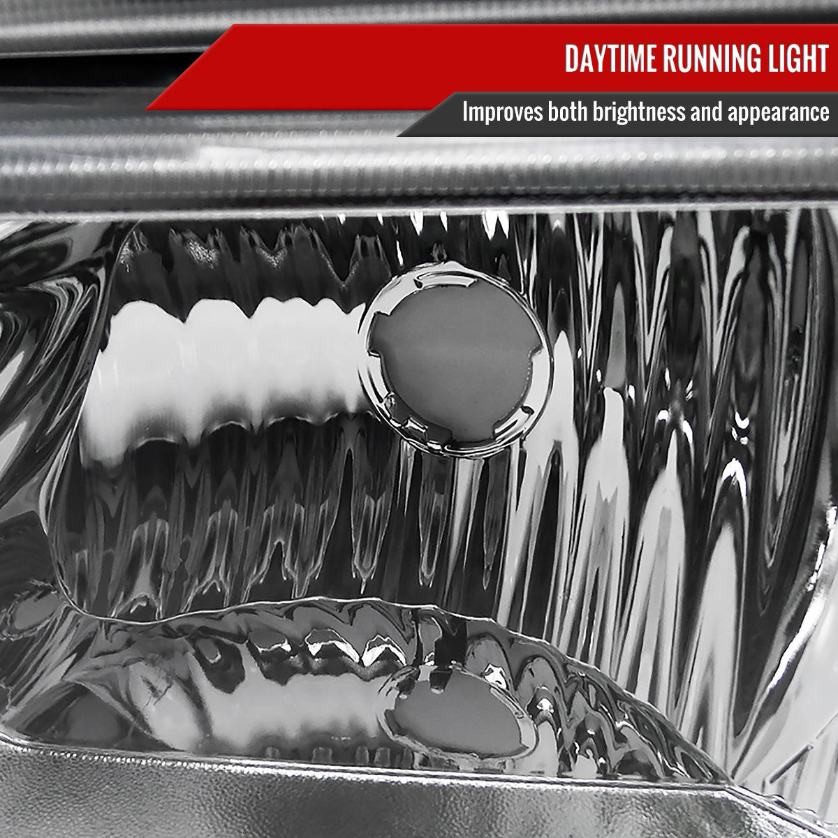 2005 Avalanche Silverado OE style ChromeBumper Spec-D headlights