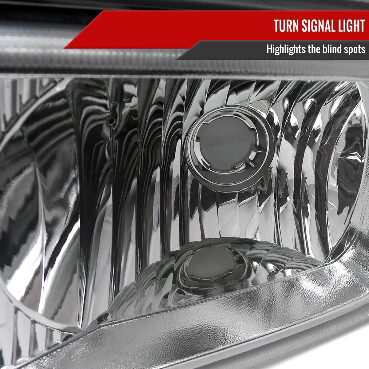 Spec-D 2006 Avalanche Silverado OE style ChromeBumper custom headlights