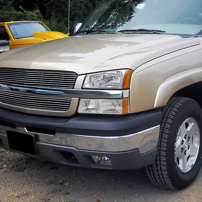 Spec-D 06 Avalanche Silverado OE style ChromeBumper headlights