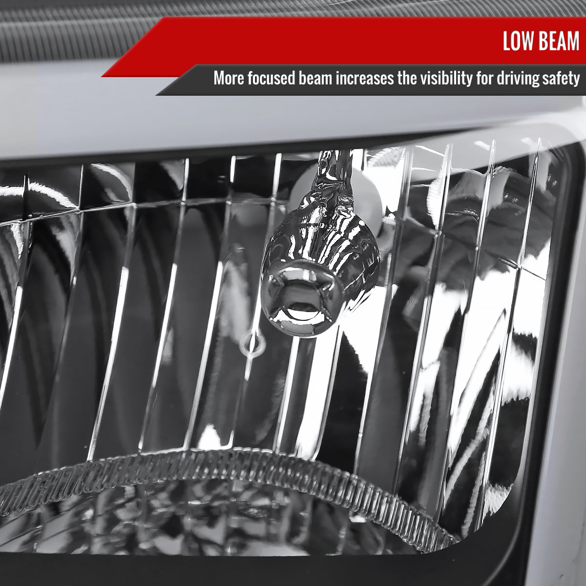 Spec-D 2002-2006 Chevrolet Avalanche/ 2003-2007 Silverado LED Bar OE Style & Bumper Lights Black Headlights