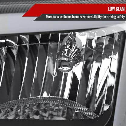 Spec-D 2004 Avalanche Silverado factory style Bumper headlights