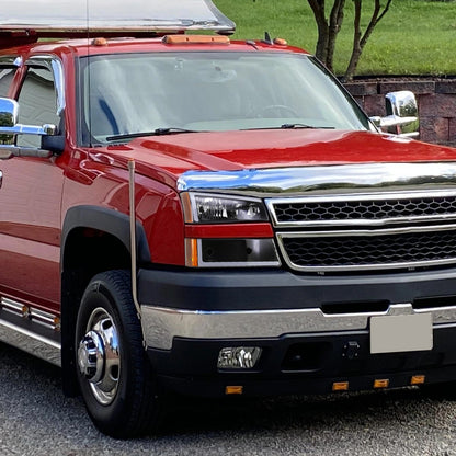 Spec-D 2002-2006 Chevrolet Avalanche/ 2003-2007 Silverado LED Bar OE Style & Bumper Lights Black Headlights