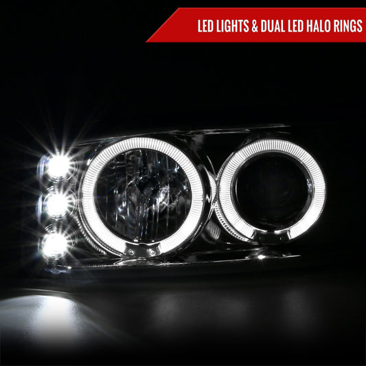 2002 GMC Yukon XL Denali Spec-D aftermarket headlights