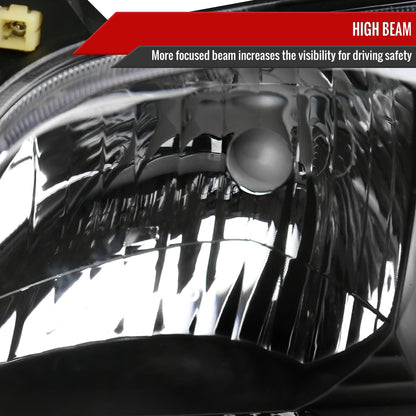 Spec-D 2000-2001 Toyota Camry OE Style w/ Amber Reflectors Black Headlights