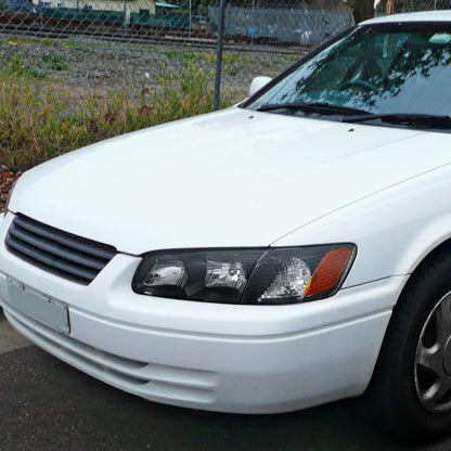 Spec-D 2000-2001 Toyota Camry OE Style w/ Amber Reflectors Black Headlights
