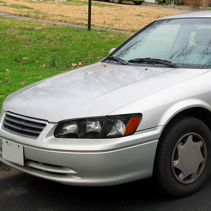 Spec-D 2000-2001 Toyota Camry OE Style w/ Amber Reflectors Black Headlights