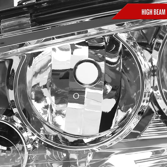 2007 Dodge Charger OE Spec-D chrome aftermarket headlights