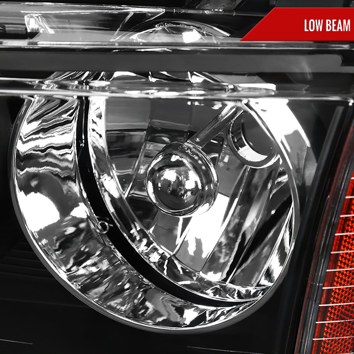 Spec-D 2006-2010 Dodge Charger OE Style w/ Corner Lights Black Headlights