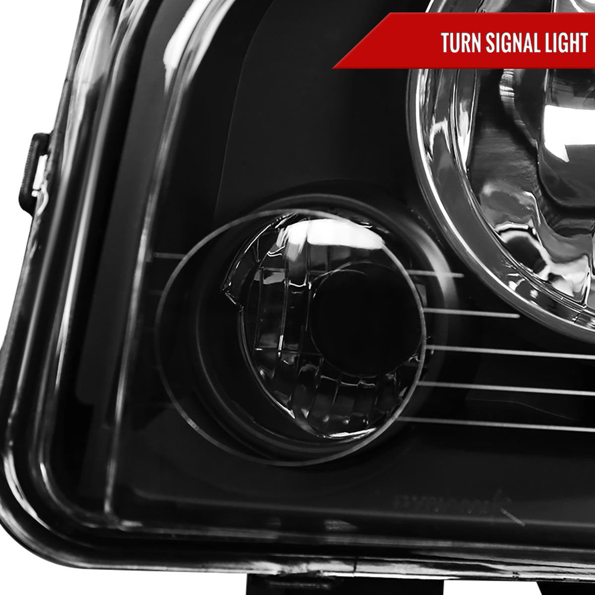 Spec-D 2006-2010 Dodge Charger OE Style w/ Corner Lights Black Headlights