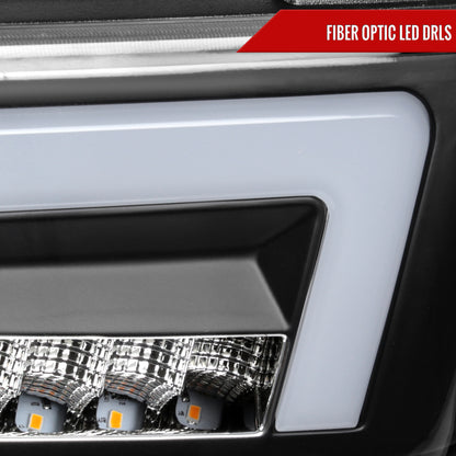 Spec-D 2004-2012 Chevrolet Colorado GMC Canyon/2006-2008 ISUZU I-Series Sequential Turn Signal OE Style with LED Bar Black Headlights