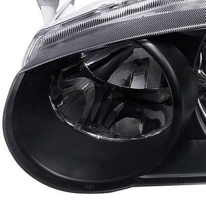 Spec-D 2001-2002 Toyota Corolla OE Style w/ Corner Lights Black Headlights