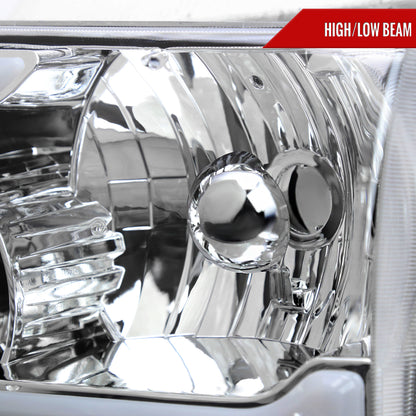 Spec-D 2003 Ranger Factory style Amber Corner chrome headlights