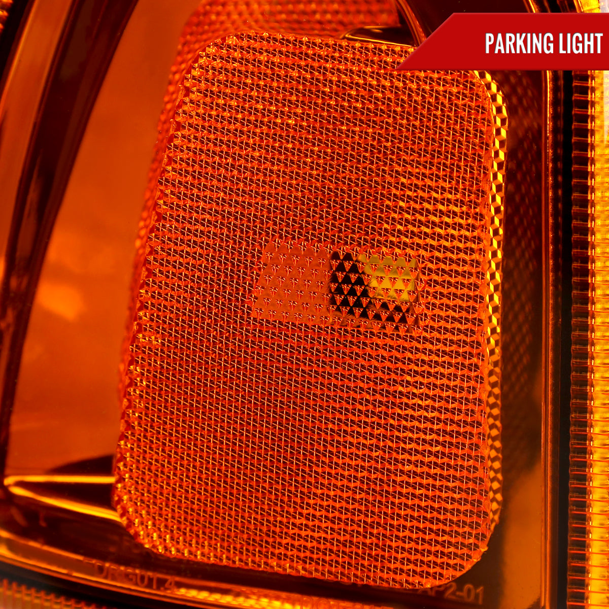 Spec-D 01 Ranger Factory style Amber Corner chrome headlights