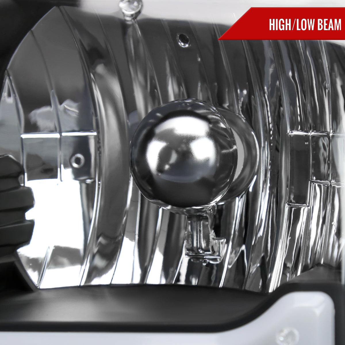 Spec-D 2001-2011 Ford Ranger LED Bar OE Style w/Amber Corner Lamp Black Headlights