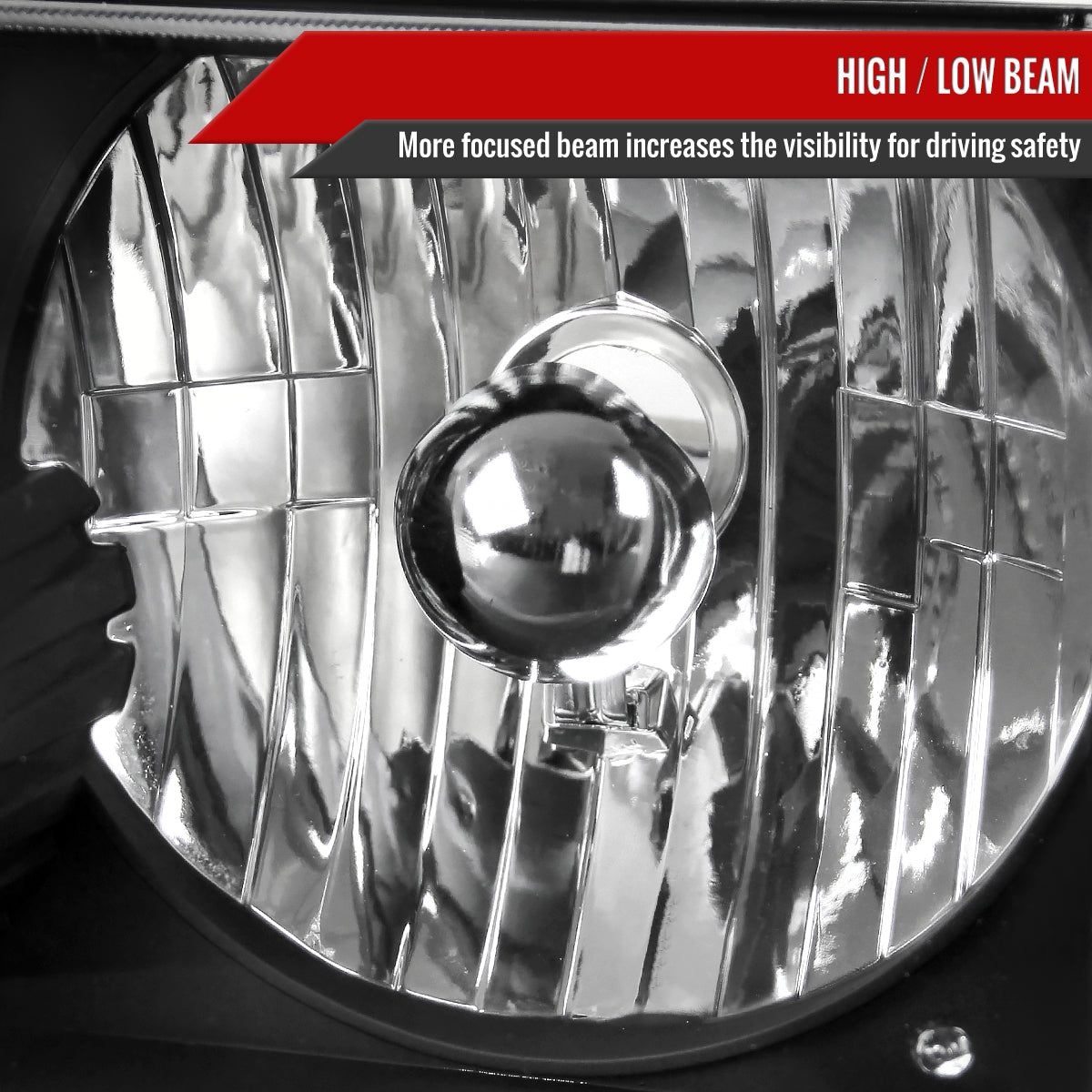 Spec-D 2001-2011 Ford Ranger OE Style w/ Amber Lens Corner Signal Lights Black Headlights