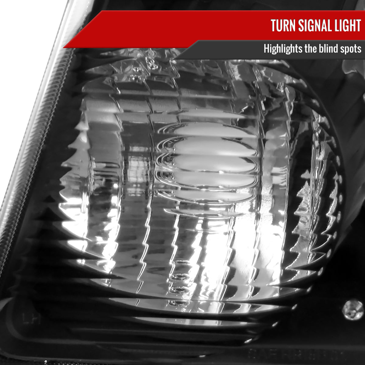 Spec-D 2001-2011 Ford Ranger OE Style w/ Amber Lens Corner Signal Lights Black Headlights