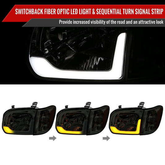 2006 Tundra Sequoia Corner Spec-D smoked aftermarket headlights