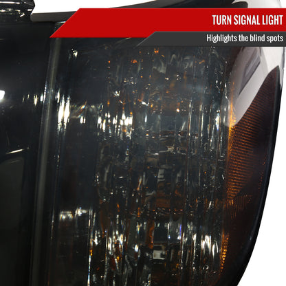 Spec-D 2005 Tundra Sequoia Corner smoked custom headlights