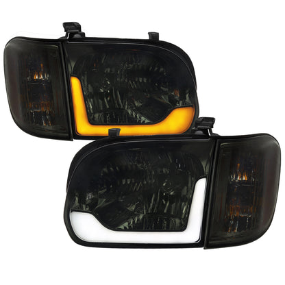 Spec-D 2005 Tundra Sequoia Corner smoked headlights upgrade