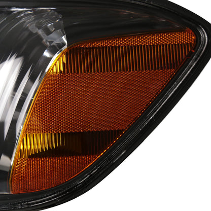 Spec-D 2005-2006 Toyota Tundra / 2005-2007 SR5 Ltd Sequoia OE Style Crystal w/ Corner Signal Lights Black Headlights