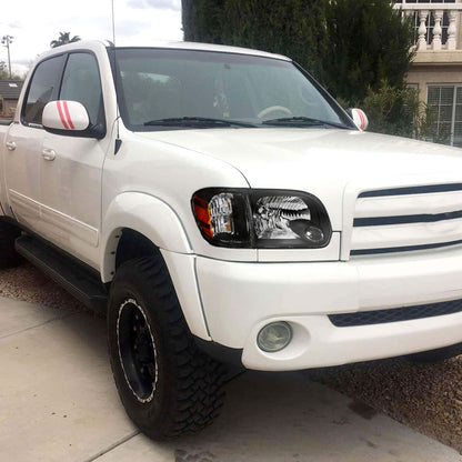 Spec-D 2005-2006 Toyota Tundra / 2005-2007 SR5 Ltd Sequoia OE Style Crystal w/ Corner Signal Lights Black Headlights