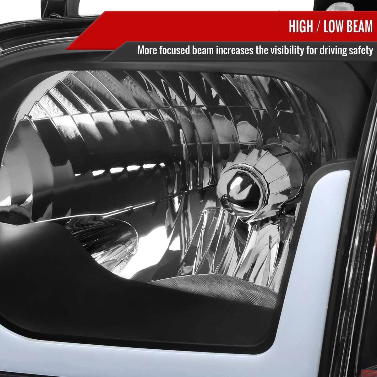 Spec-D 2005 Tundra Sequoia factory style Corner black sequential headlights