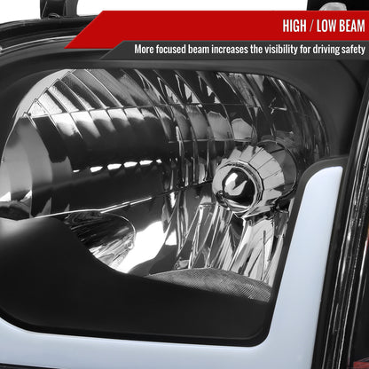 Spec-D 2005 Tundra Sequoia factory style Corner black sequential headlights