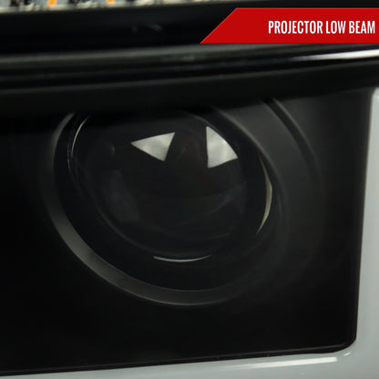 Spec-D 2006 Colorado GMC Canyon Pro black sequential headlights