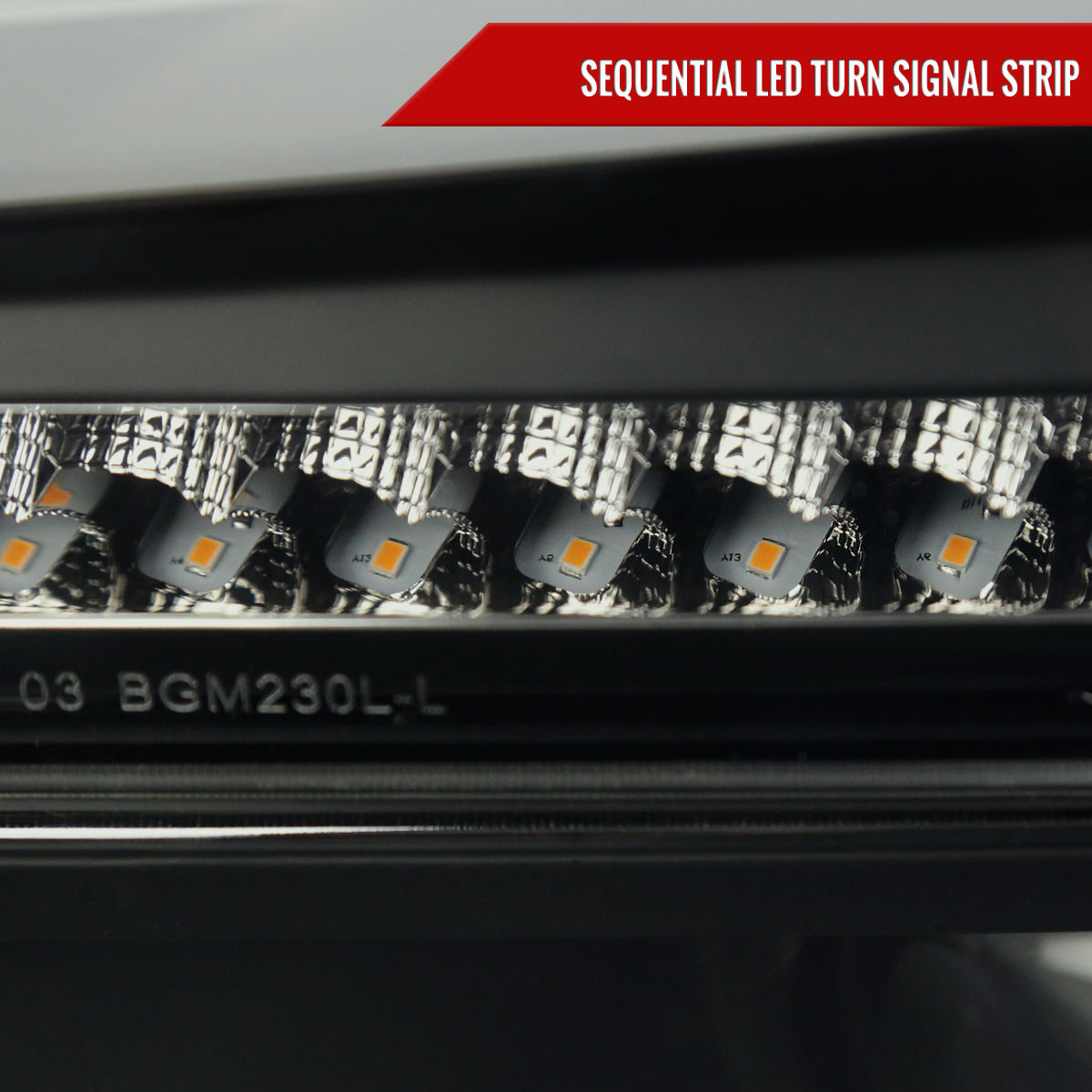 Spec-D 04 Colorado GMC Canyon Pro black LED headlights
