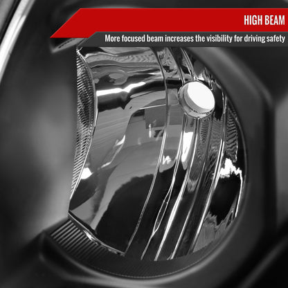 Spec-D 2003-2005 Toyota 4Runner OE Style Black Headlights 2LH-4RUN03JM