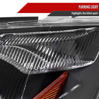 Spec-D 2003-2005 Toyota 4Runner OE Style Black Headlights 2LH-4RUN03JM