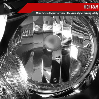 Spec-D 2008-2012 Honda Accord 4DR OE Style Crystal Black Headlights