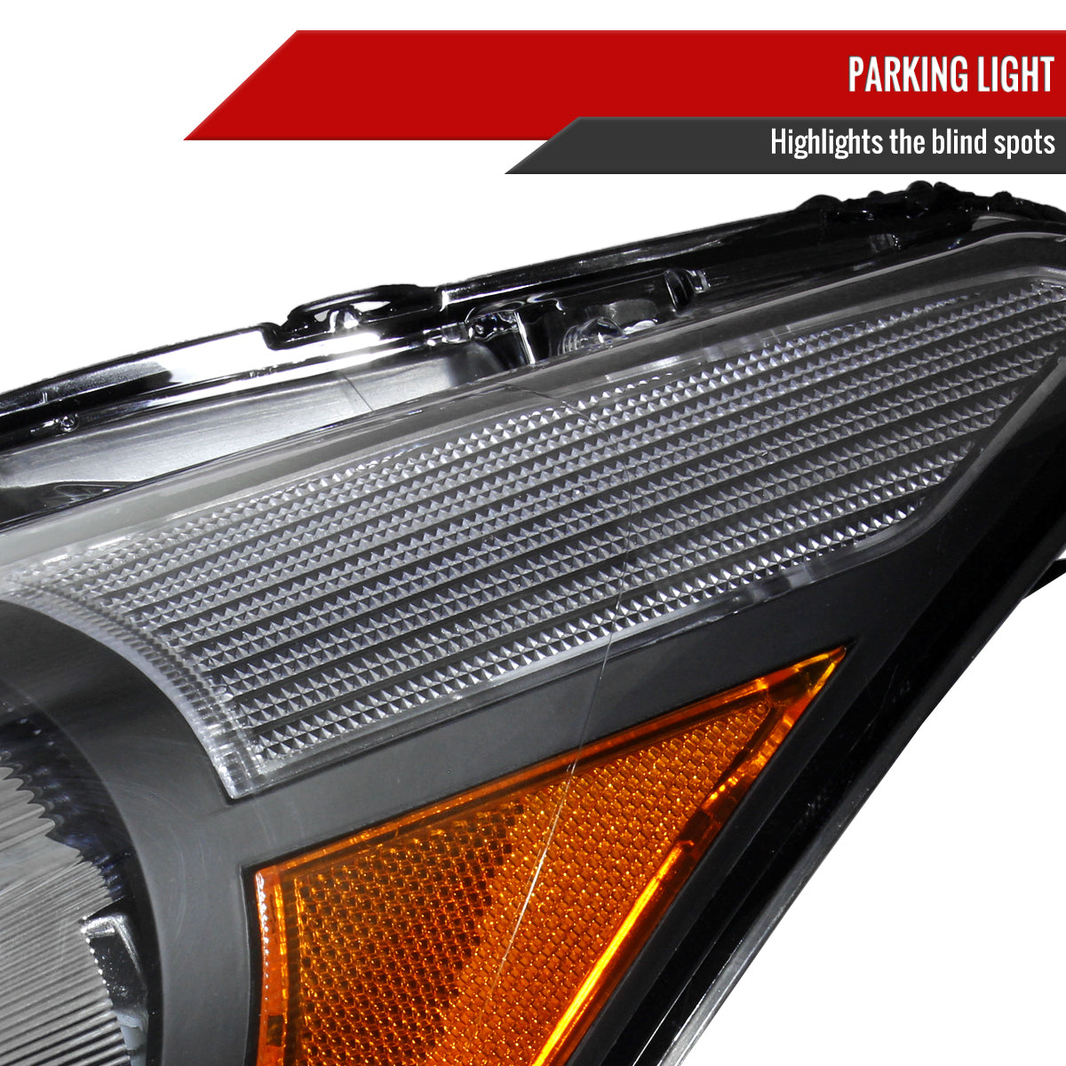 Spec-D 2008-2012 Honda Accord 4DR OE Style Crystal Black Headlights