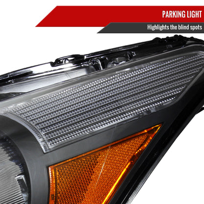 Spec-D 2008-2012 Honda Accord 4DR OE Style Crystal Black Headlights