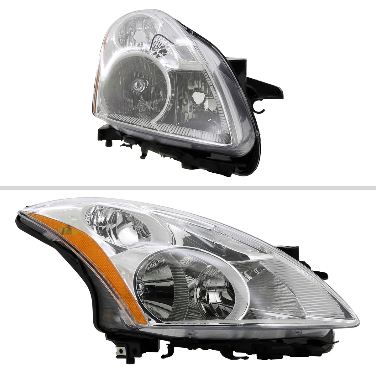 2011 Nissan Altima 4DR OE Spec-D passenger-side aftermarket headlights
