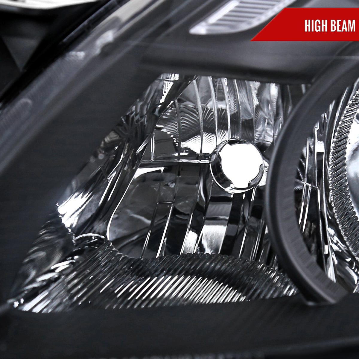 Spec-D 2010-2012 Nissan Altima 4DR OE Style Black Headlights