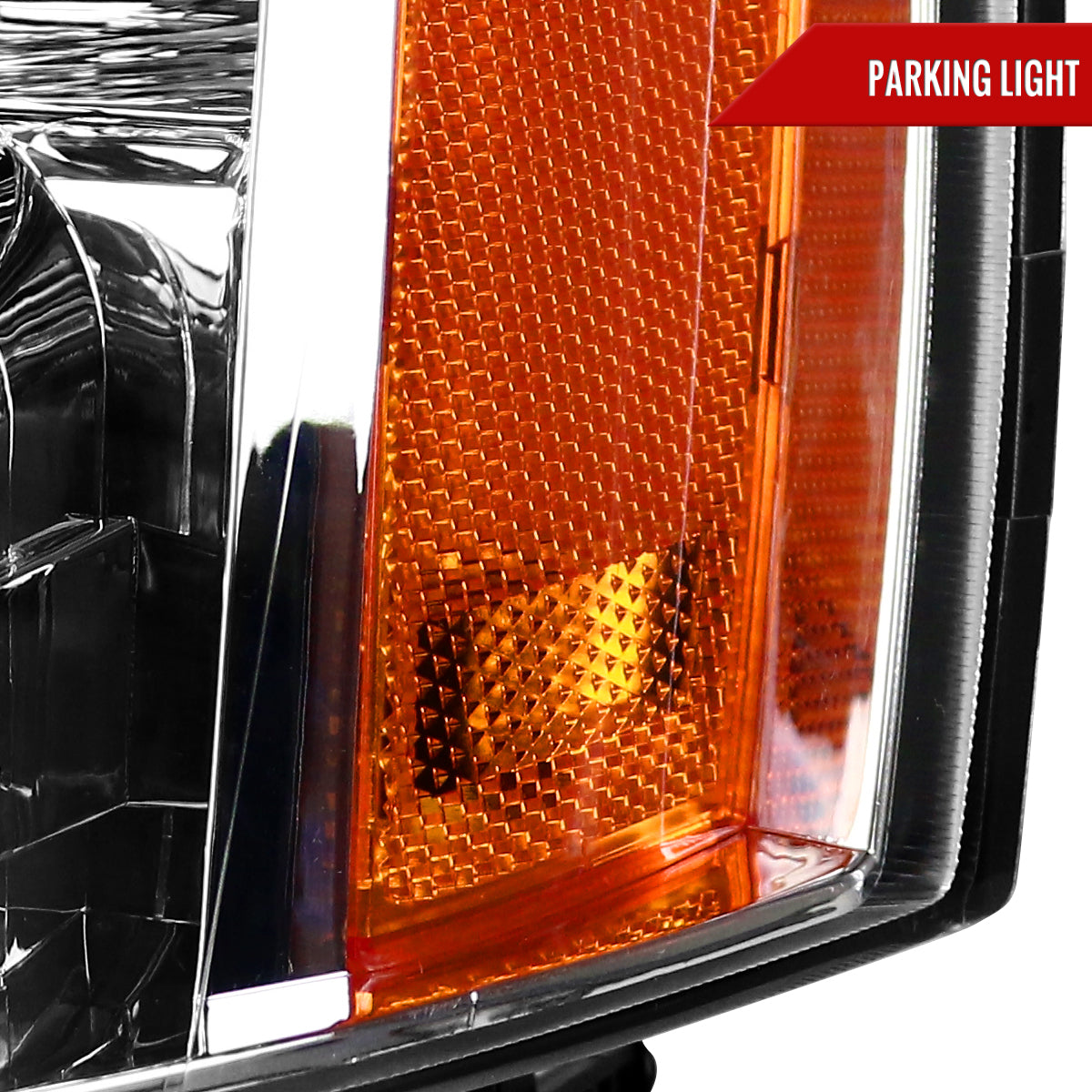 Spec-D 07 Chevy Avalanche Tahoe Suburban chrome headlights