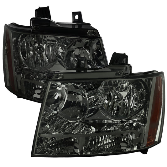 Spec-D 2007 Avalanche Tahoe Suburban OE smoked headlights upgrade